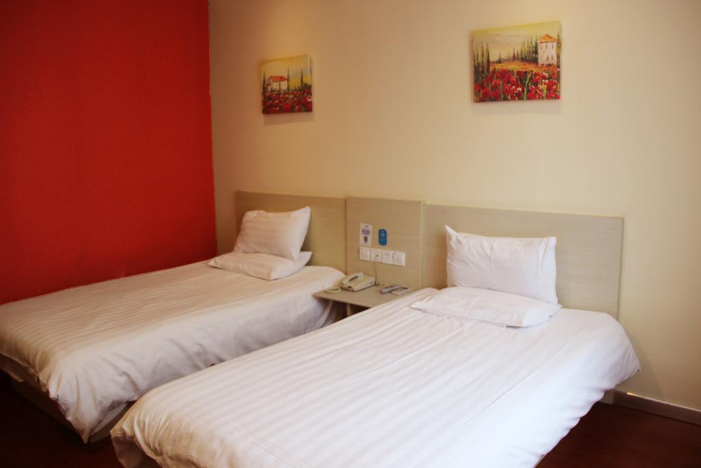 Hanting Hotel Shanghai South Railway Station Luoxiang Road Branch Oda fotoğraf